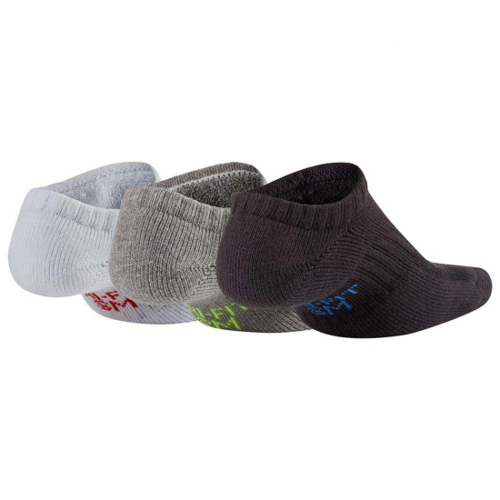 Kids' Nike Performance Cushioned No-Show Training Socks (3 Pair)